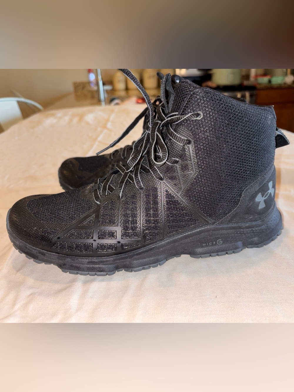 Under Armour Men’s Tactical/Work Boots Black Size 8.5 Micro G